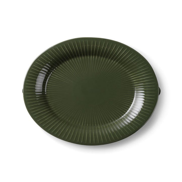 Hammershøi Oval Dish, Dark Green
