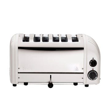 Classic Vario 6 Slot Toaster, White