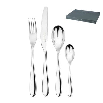 42 piece cutlery set, Charingworth, Santol, mirror finish