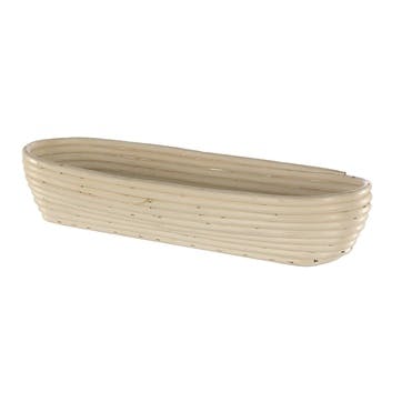 Natural Cane Oval Long Banneton Basket, L40cm