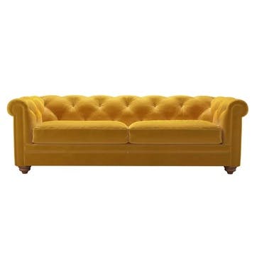 Patrick 3 Seater Sofa, Butterscotch