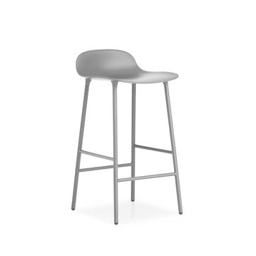 Form Bar Stool D44 x H77cm Grey