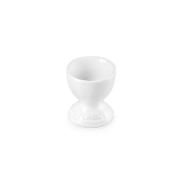 Stoneware Egg Cup, White