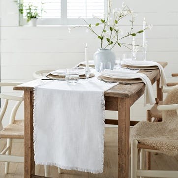 Camber Soft Wash Runner , 240 x 40cm, White