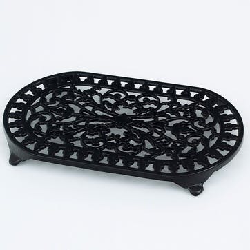 Cast Iron Trivet, Black