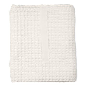 Waffle Towel And Blanket, L150 x W100cm, Natural White