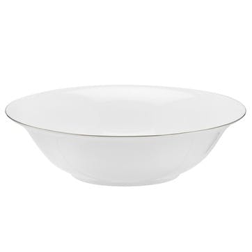 Serendipity Open Vegetable Bowl, Platinum