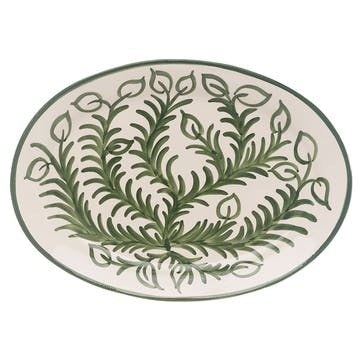 Vina Serving Platter L36 x W26.5cm, Green