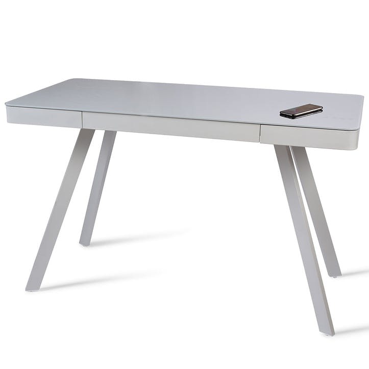 Silas 2.0 Smart Desk, Light Grey