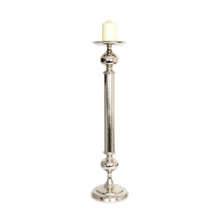 Aluminium Pillar Candle Holder - Large