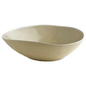 Vie Naturelle Soup/Cereal/Pasta Bowl, W20.2cm x D16.5cm, Cream