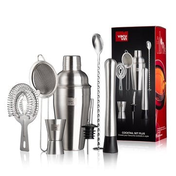 7 Piece Cocktail Set, Steel