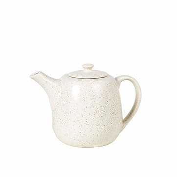Nordic Vanilla Tea Pot 1.3L, Off White