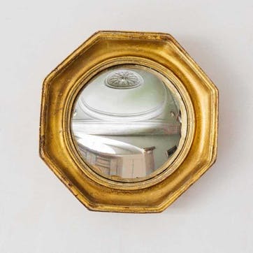 Convex Mirror D24cm, Gold
