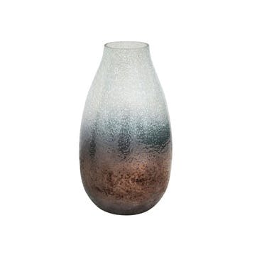 Verre Snowdrop Vase  H25cm, Blue