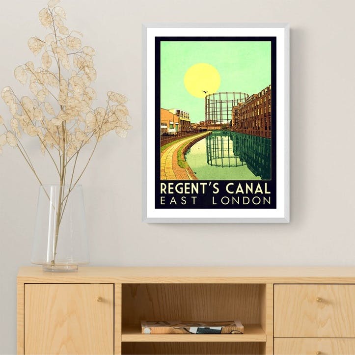 Indie Prints, Regent’s Canal Framed Art Print