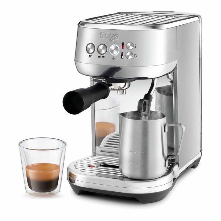Espresso machine, 1.9 litre, Sage, The Bambino Plus, brushed stainless steel