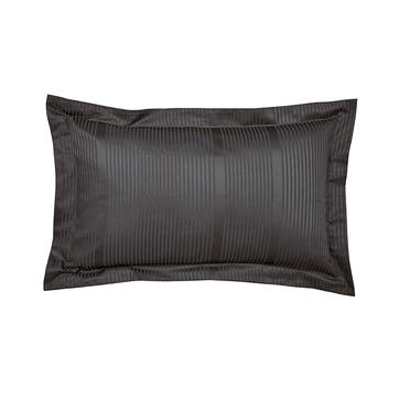 Mansa Oxford Pillowcase, Charcoal