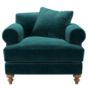 Teddy, Armchair, Jade Smart Velvet