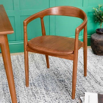 Rowley Dining Chair, Mahogany