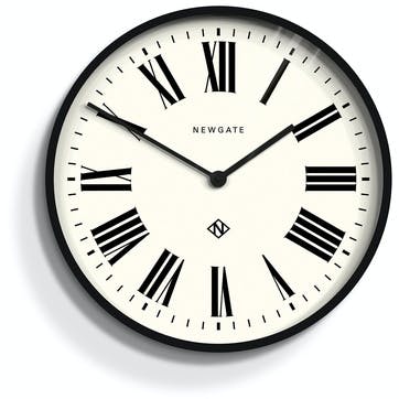Italian Clock, D53cm, Black