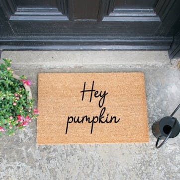 Hey Pumpkin Doormat