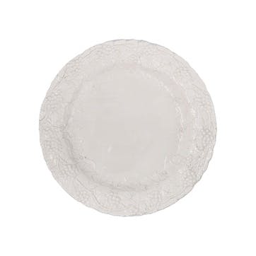 Bianco Round Dish D39cm, White