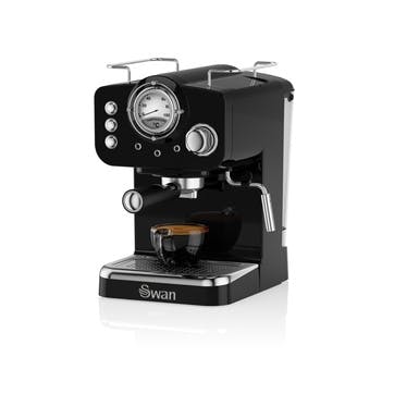 Retro Espresso Machine, Black