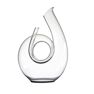 Curly Decanter, Clear