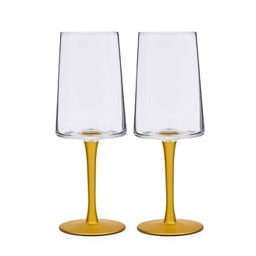 Pair of Wine Glass, Bee