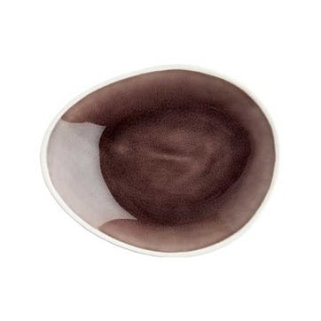 Vie Naturelle Small Plate, W14.5cm x D11cm, Aubergine