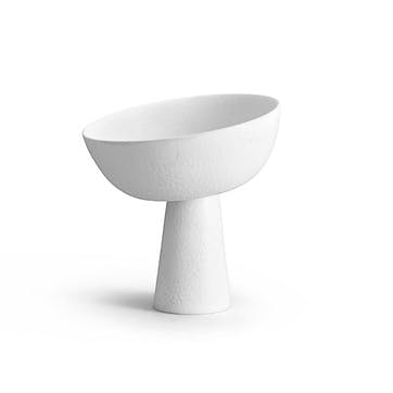 Terra Bowl on Stand D18cm, Stone