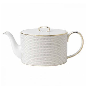 Gio Gold Teapot 1L, Gold/White
