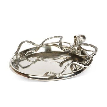 Octopus Tray H11 x D54cm, Silver