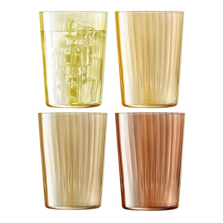 Gems Tumbler Set of 4 560ml, Amber