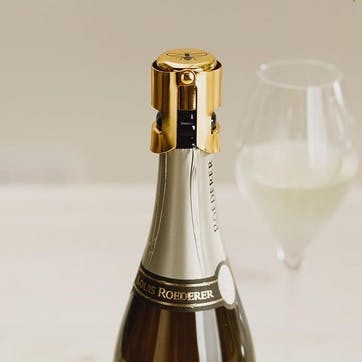 Bee Champagne/Prosecco Stopper H6cm, Gold