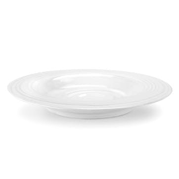 Rimmed Soup Plate, Set of 4; White