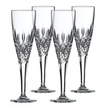 Highclere Champagne Flutes, Set of 4