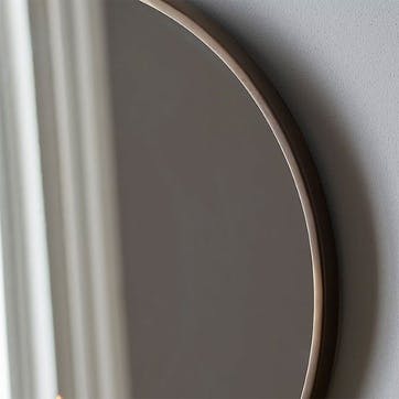 Padbury Round Mirror H46cm x W46cm, Bronze
