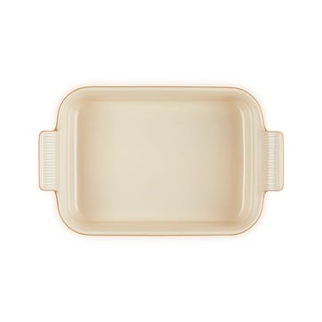 Stoneware Rectangular Dish - 26cm; Volcanic