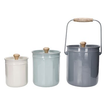 Compost and Storage 3 Piece Set , Multi