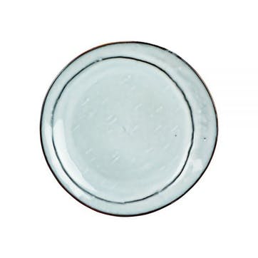 Misty Dessert Plate, D22cm, Dusty Blue