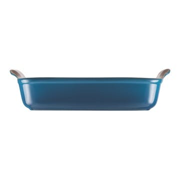 Stoneware Rectangular Dish - 32cm; Marseille Blue