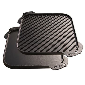 Square Reversible Griddle, 27 x 27 x 1.59cm