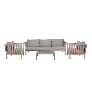 Porthallow 3 Seater Sofa Set, Natural