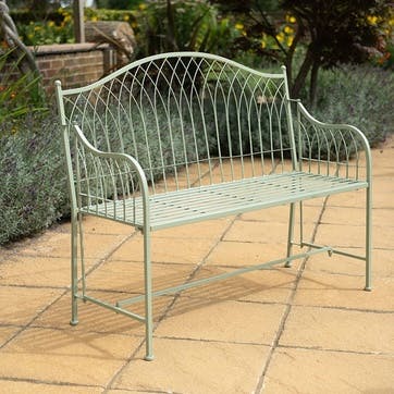 Hampton Bench, Soft Green