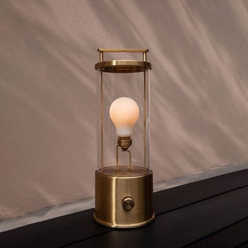The Muse Portable Lamp, Solid Brass