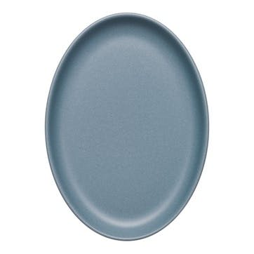 Small oval tray, 14 x 19cm, Denby, Impression Blue, blue