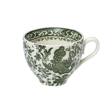 Regal Peacock Teacup, 187ml, Green