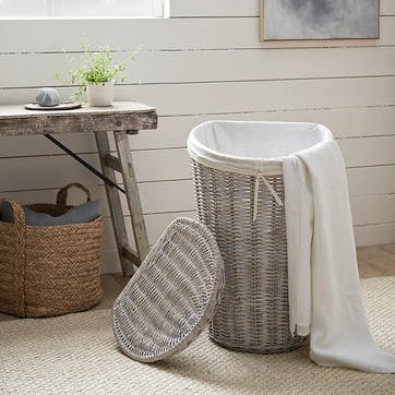Kubu Laundry Basket, H75 x W49.5 x L38cm, Natural